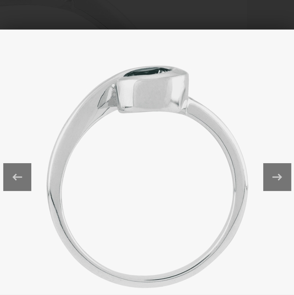 COPY - Silpada sterling silver emerald ring size 5 - Picture 4 of 10